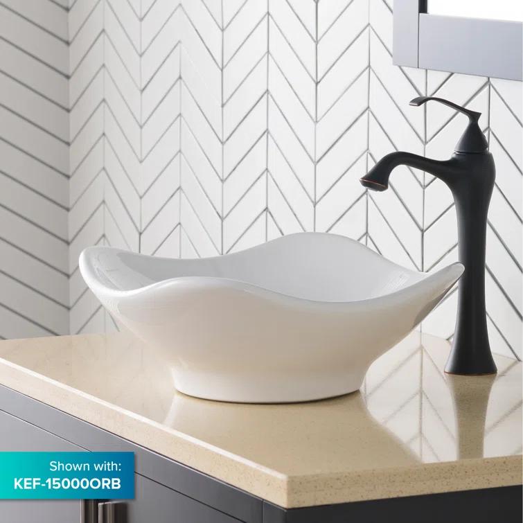 Thin ceramics Specialty Vessel Bathroom Sink