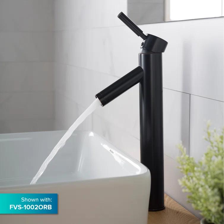 Kraus KCV-121 Thin ceramics Rectangular Vessel Bathroom Sink
