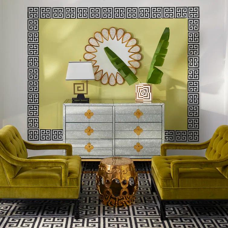 Jonathan Adler Delphine Six Drawer Credenza