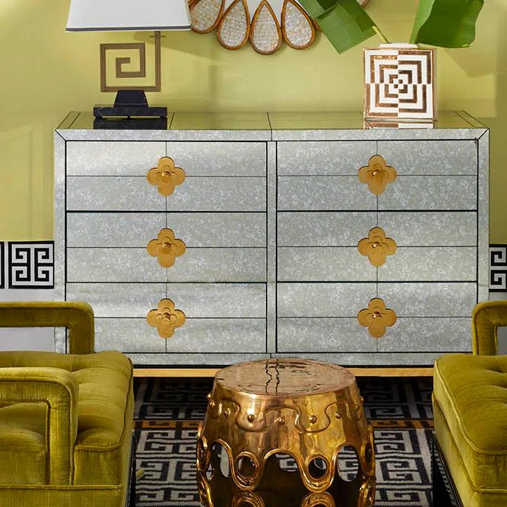 Jonathan Adler Delphine Six Drawer Credenza
