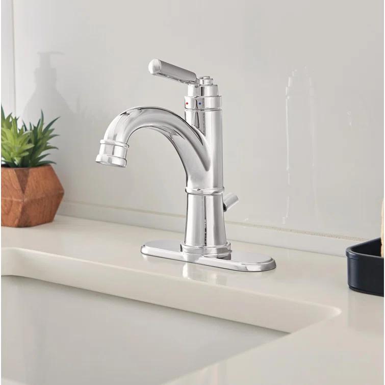 Westchester Single-Hole Bathroom Faucet with Drain Assembly