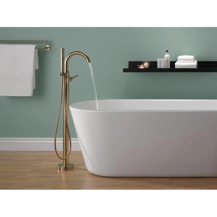 Trinsic Single Handle Floor Mounted Freestanding Tub Filler
