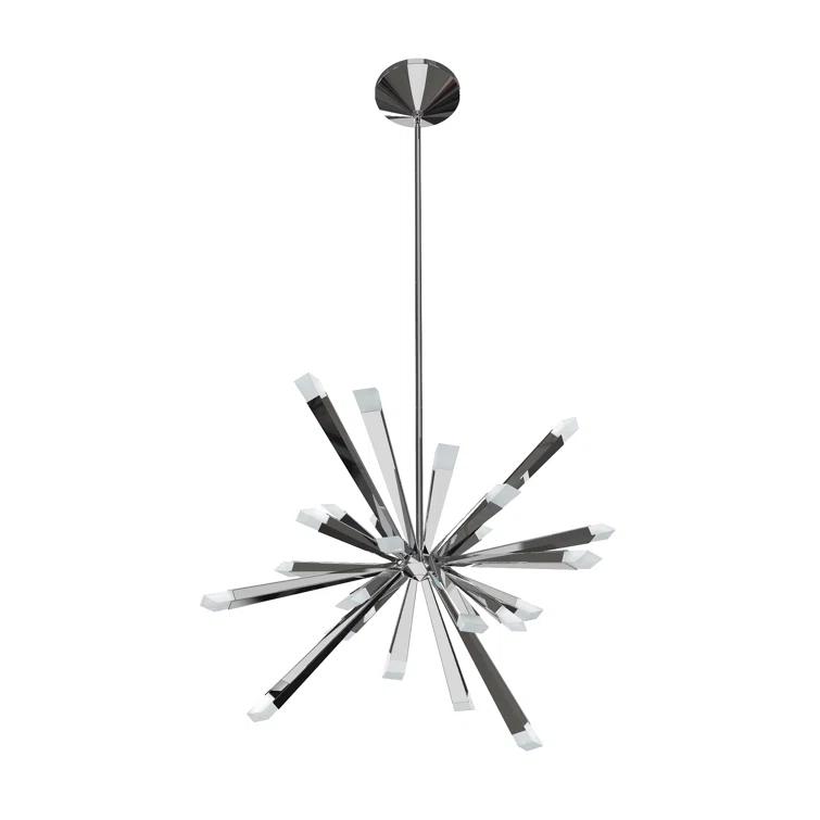 Starburst 29" Single Tier Chandelier