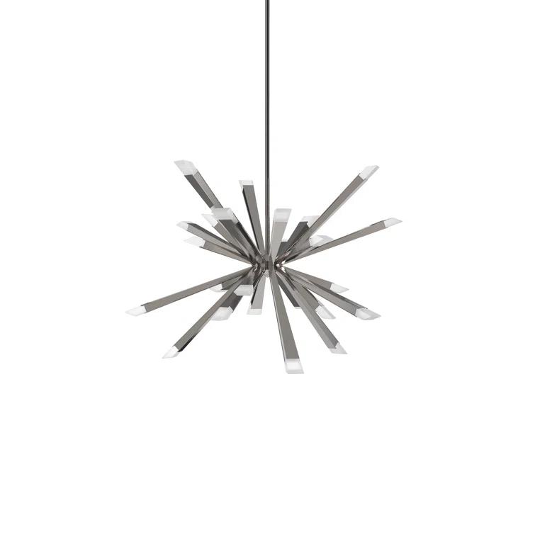 Blackjack Lighting Starburst 29" Single Tier Chandelier