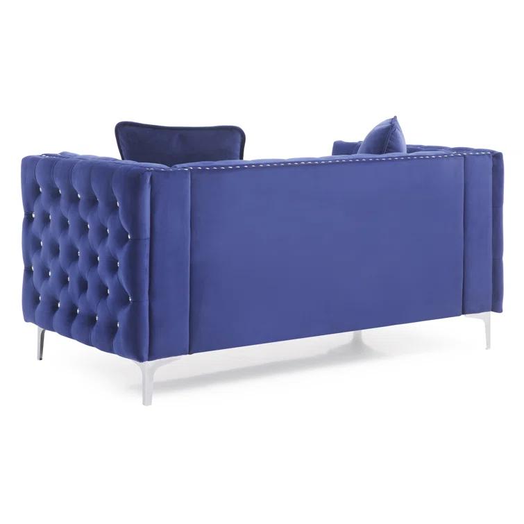 Tina 63'' Velvet Loveseat