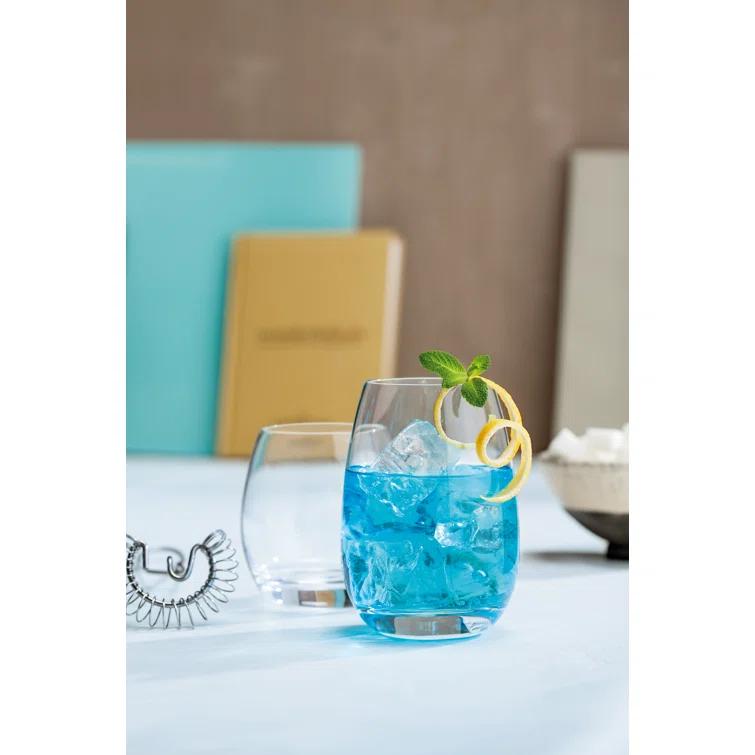 Luigi Bormioli Michelangelo Masterpiece 15.5 oz Stemless Drinking Glasses (Set of 4)