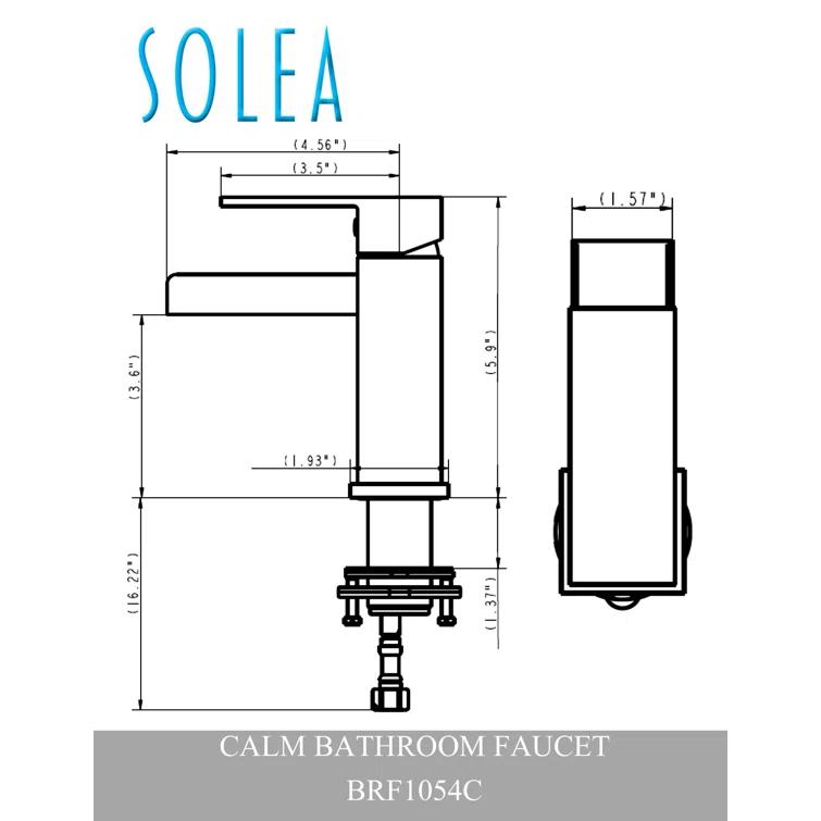 Calm Single-Hole Bathroom Faucet
