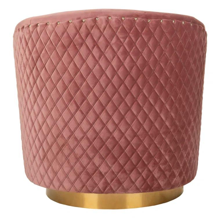 Skye Upholstered Swivel Barrel Chair