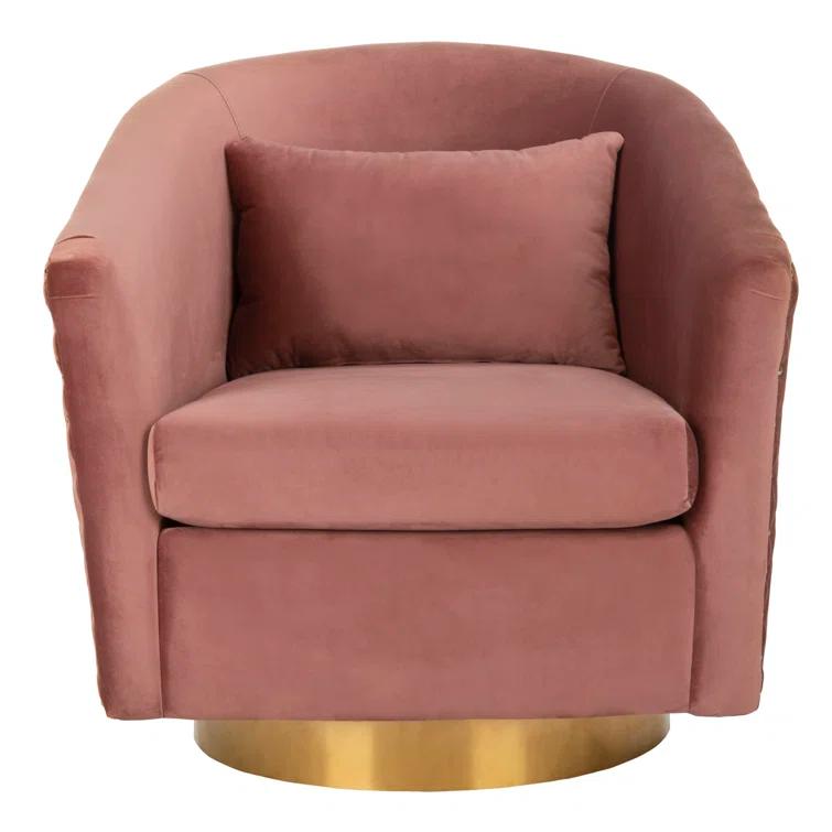 Skye Upholstered Swivel Barrel Chair
