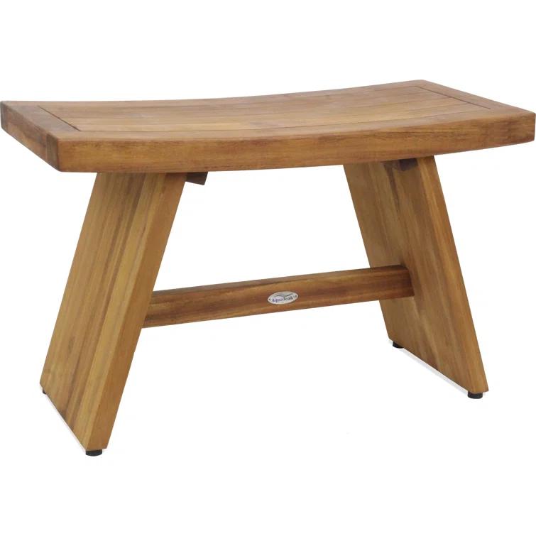Aqua Teak Asia 29.5'' W Teak Shower Bench