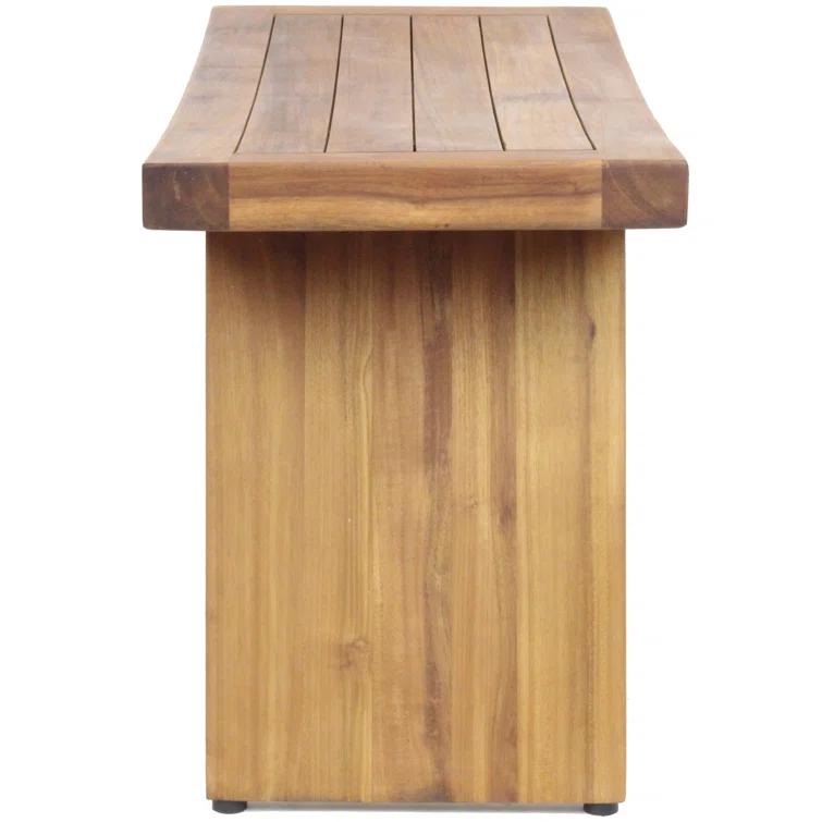 Aqua Teak Asia 29.5'' W Teak Shower Bench