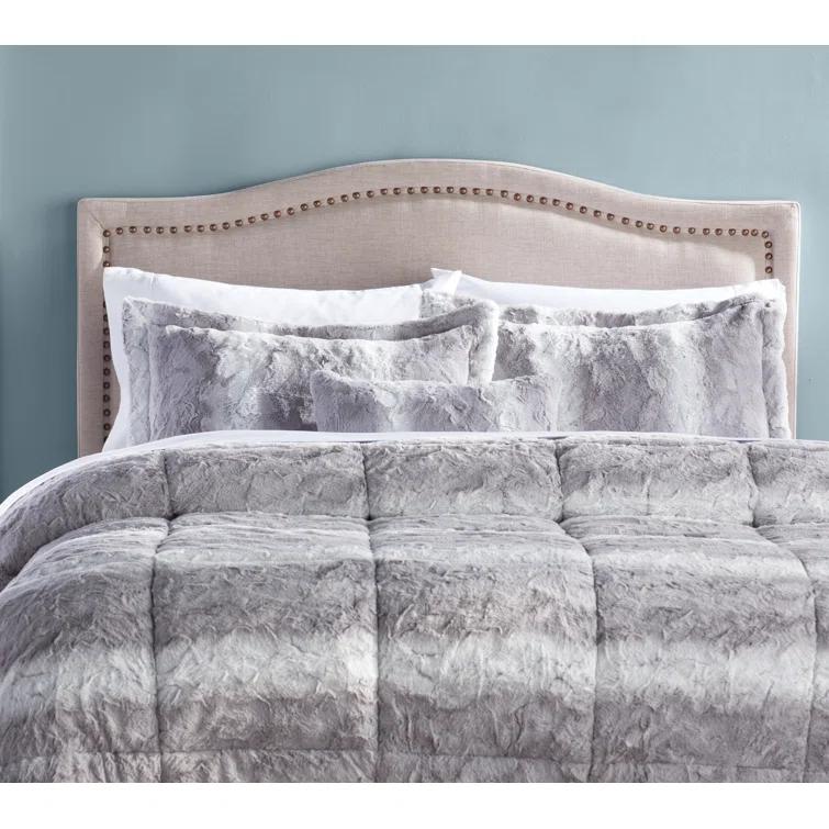 Zuri Faux Fur Comforter Set
