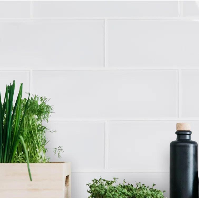 Premium 4" x 12" Glass Subway Tile