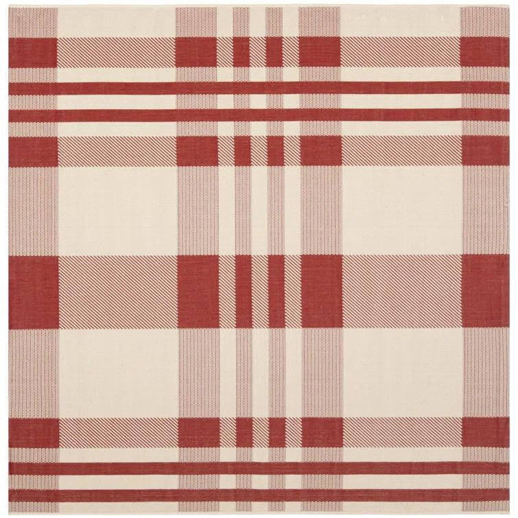 Courtyard Performance Plaid Rug