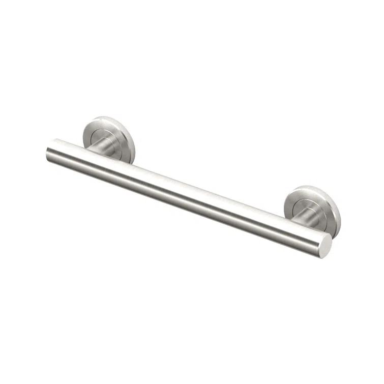 Latitude II Stainless Steel Wall Mount Grab Bar | ADA Compliant Safety Bar For Bathroom