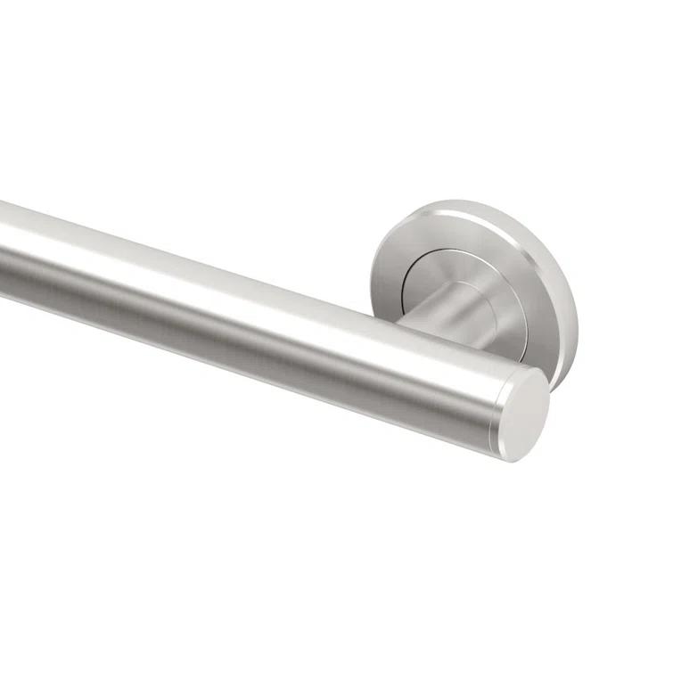 Latitude II Stainless Steel Wall Mount Grab Bar | ADA Compliant Safety Bar For Bathroom