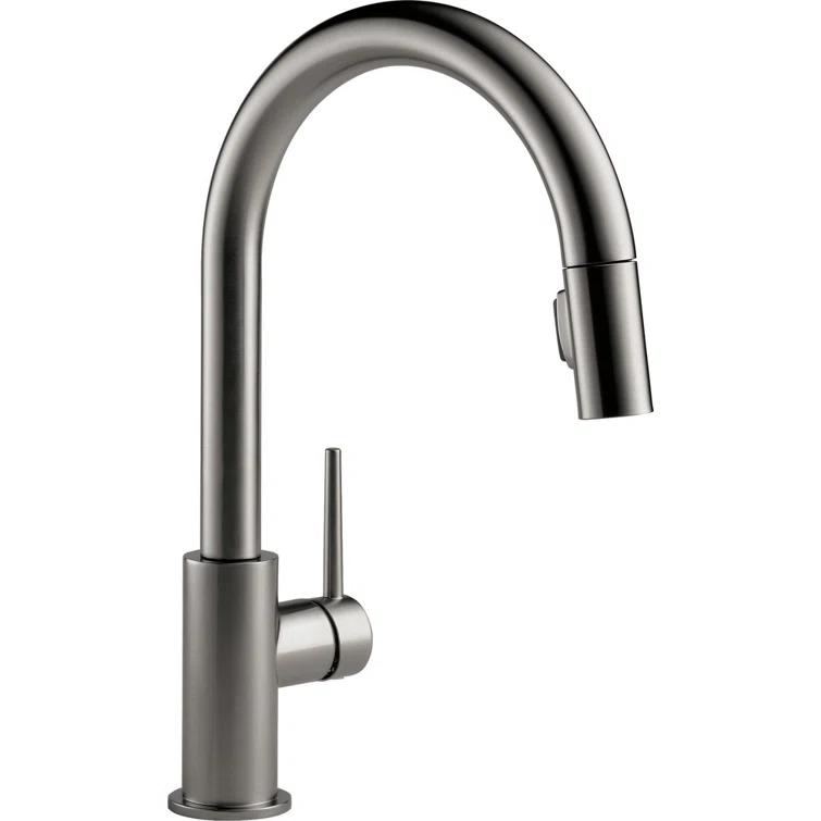 Trinsic Pull Down Sprayer Kitchen Sink Faucet, Single Handle Kitchen Faucet