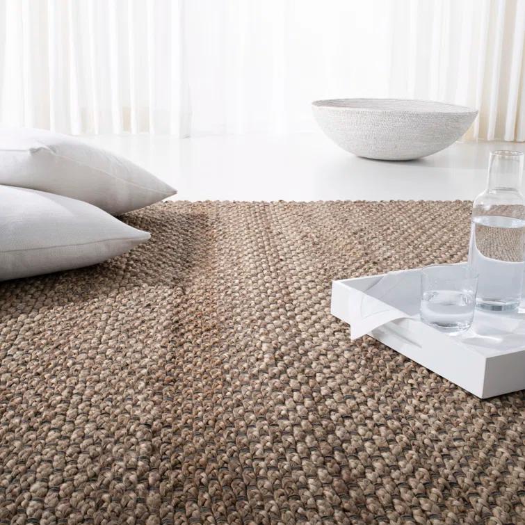 Callum Lauren Ralph Lauren Hand Woven 90% Jute, 10% Cotton Solid Color Rug