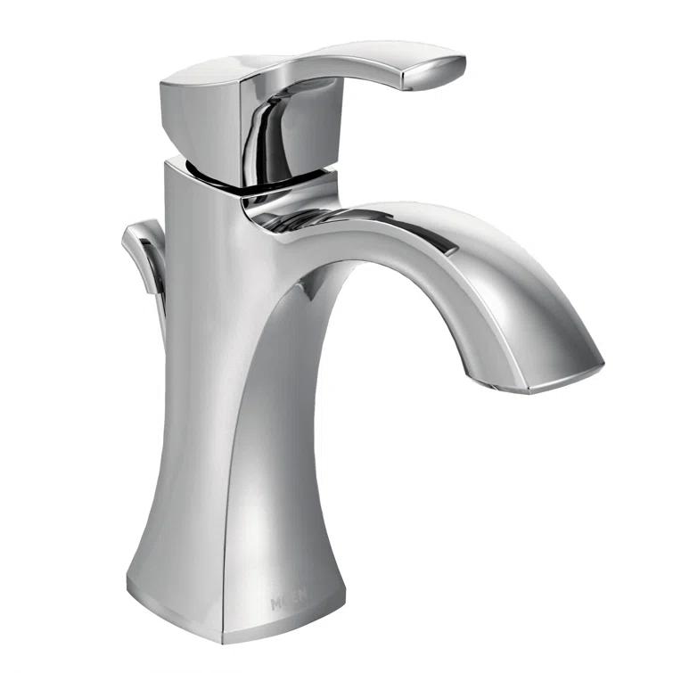 Moen Voss Single Hole Bathroom Faucet with Drain Assembly
