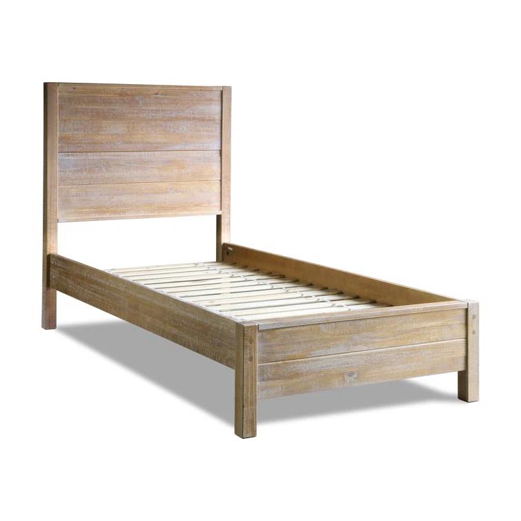 Montauk Solid Wood Panel Bed