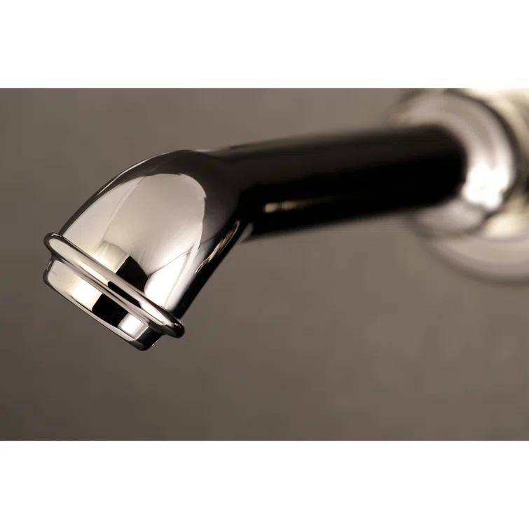 Kingston Brass KS7026BPL Kingston Brass Bel-Air Two-Handle 3-Hole Wall Mount Roman Tub Faucet