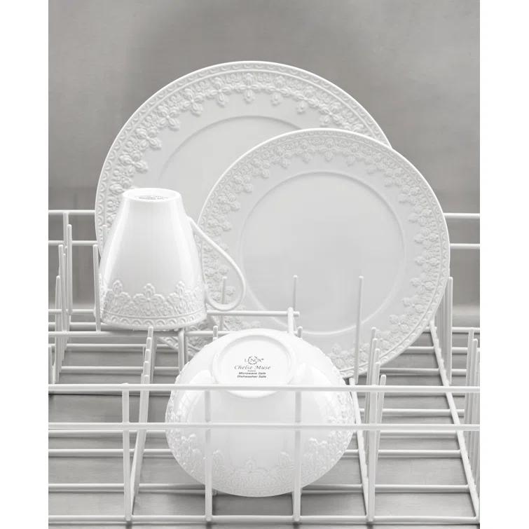 Lenox Chelse Muse Fleur 12 Piece Dinnerware Set, Service for 4