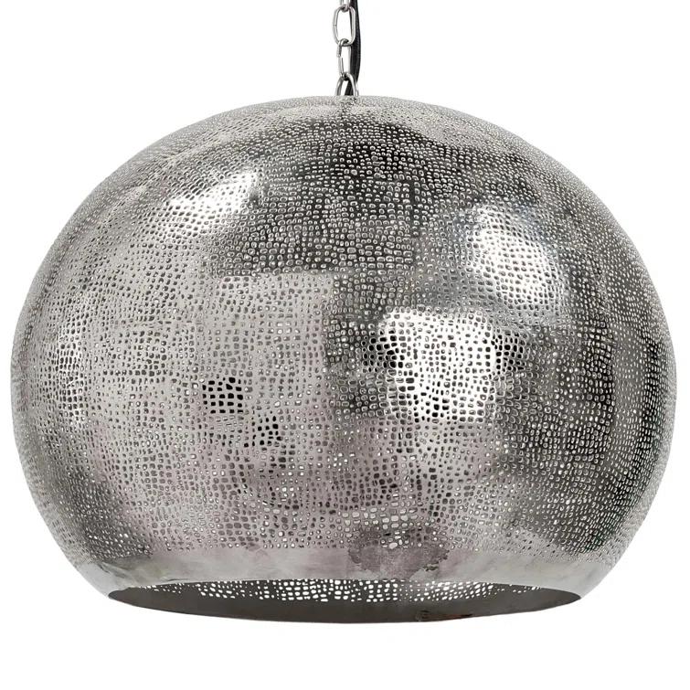 Regina Andrew Pierced Metal Sphere Pendant