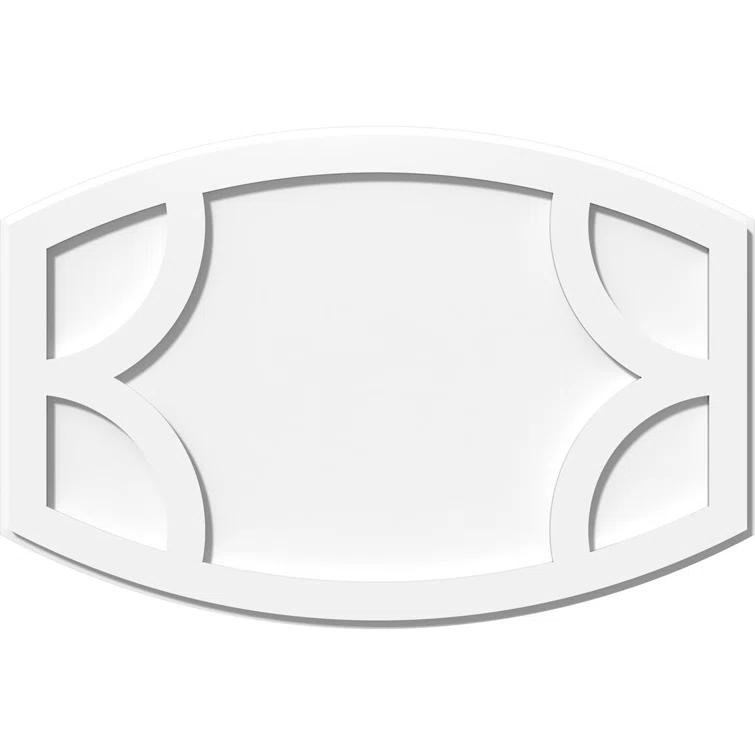 Ekena Millwork Kailey Architectural Grade PVC Contemporary Ceiling Medallion CMP28X18KY