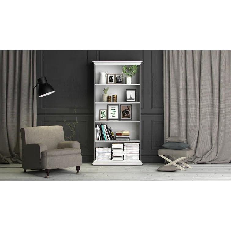 Vilnius Lou 79.04" H x 37.9" W Standard Bookcase