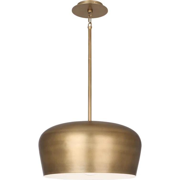 Galaxy 1 - Light Warm Brass Single Pendant
