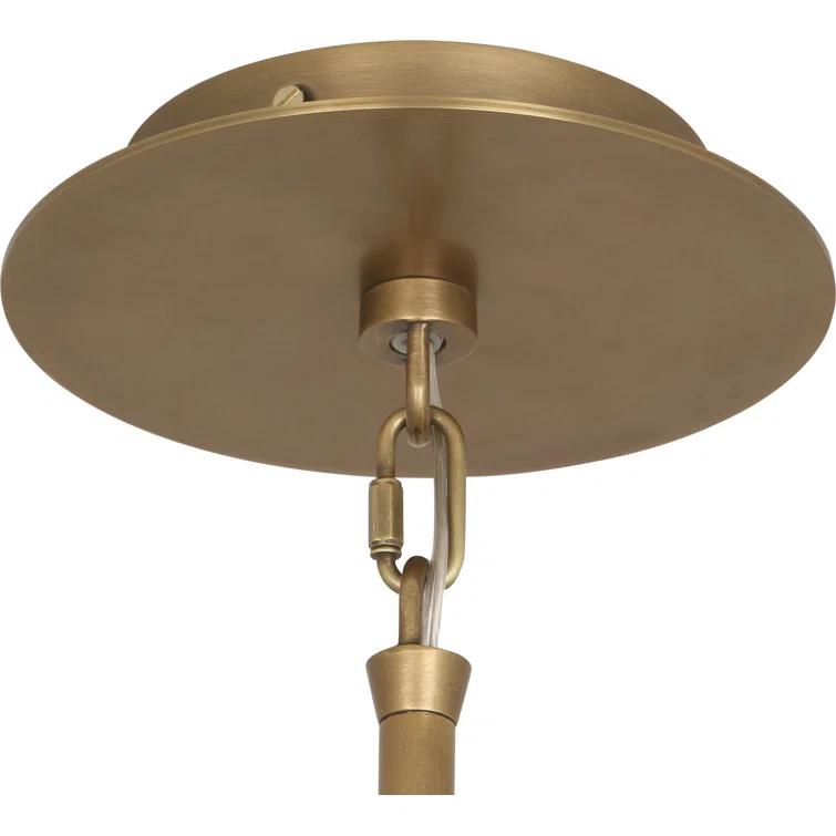 Galaxy 1 - Light Warm Brass Single Pendant