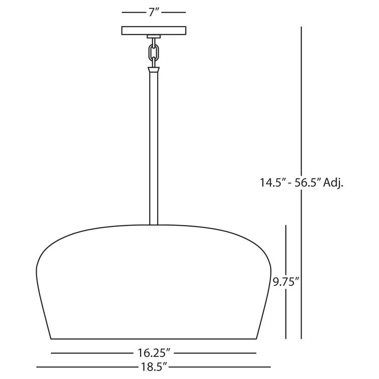 Galaxy 1 - Light Warm Brass Single Pendant
