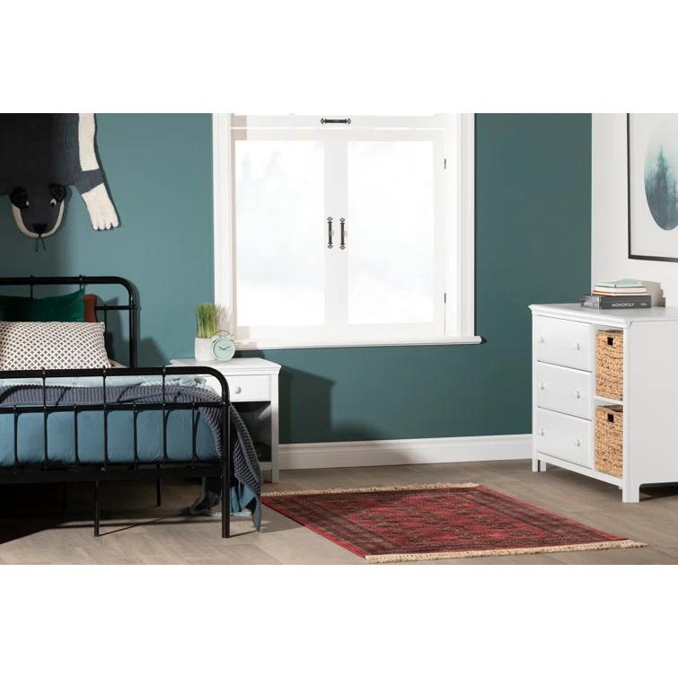 Cotton Candy 3-Drawer Dresser with Storage Baskets