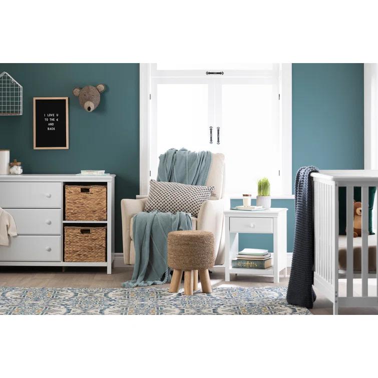 Cotton Candy 3-Drawer Dresser with Storage Baskets