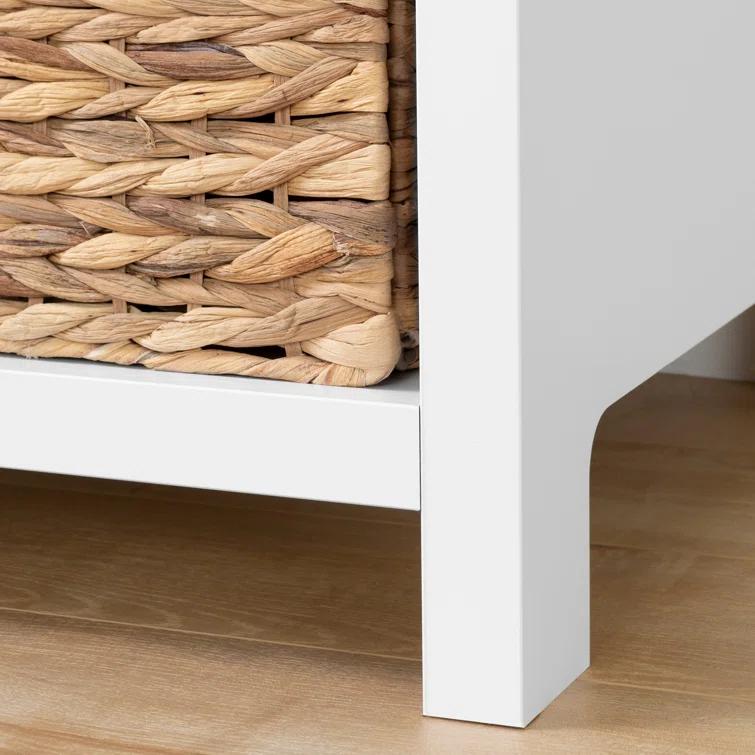 Cotton Candy 3-Drawer Dresser with Storage Baskets