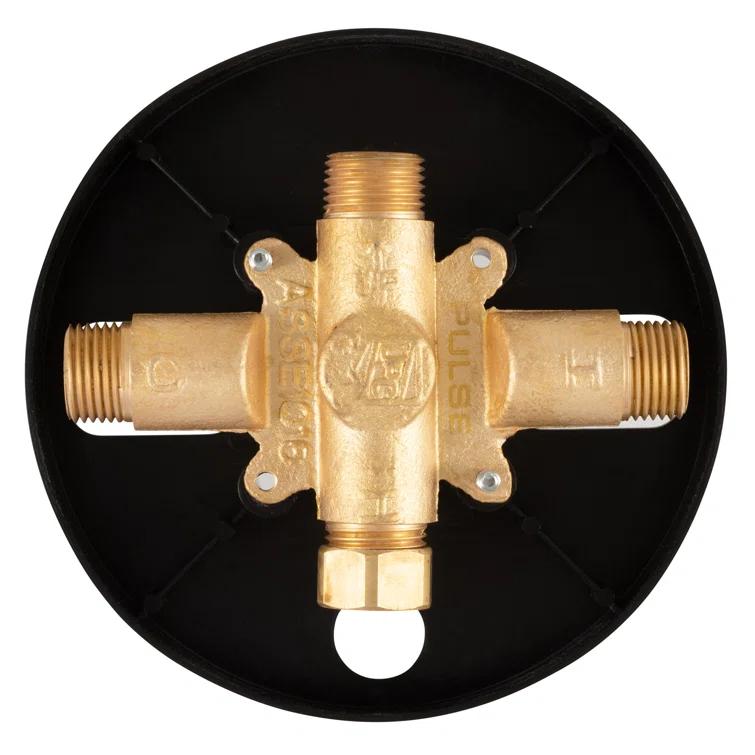 Tru-Temp Pressure Balanced Mixing Valve with Round Trim
