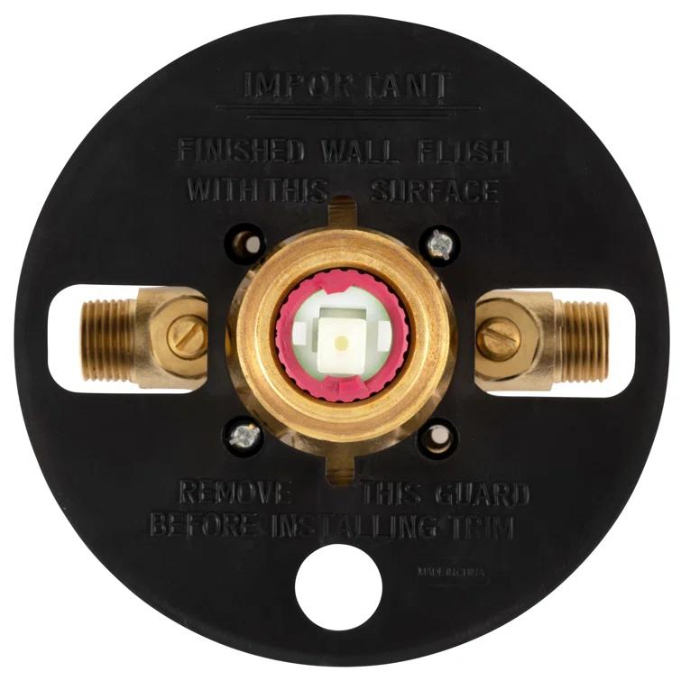 Tru-Temp Pressure Balanced Mixing Valve with Round Trim