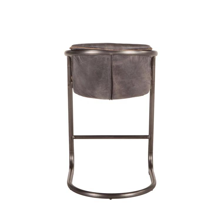 Darbonne Upholstered Counter Stool with Metal Frame