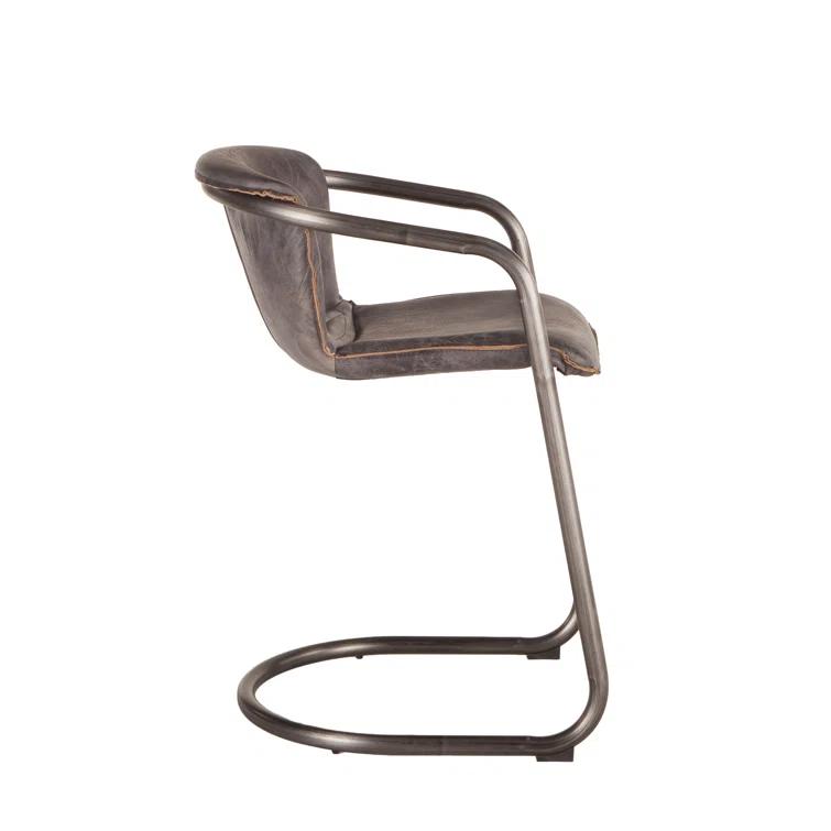 Darbonne Upholstered Counter Stool with Metal Frame