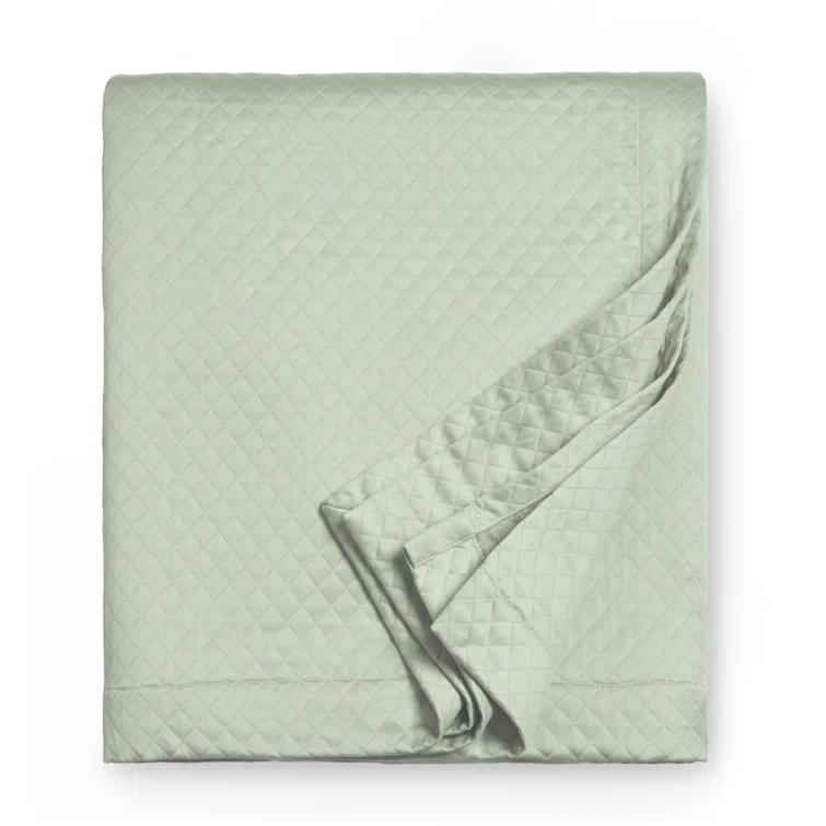 Ivory Egyptian Cotton Piqué Matelassé Full/Queen Blanket