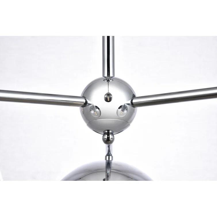 Yearby 6 - Light Dimmable Tiered Chandelier