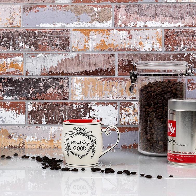 Metro 2" x 9" Terra Cotta Subway Tile in Red/White