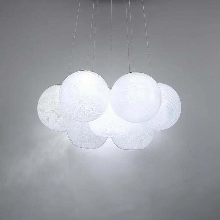 Cosmic 7 - Light Dimmable Globe Chandelier