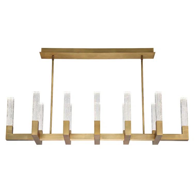 12 - Light Dimmable Square / Rectangle Chandelier
