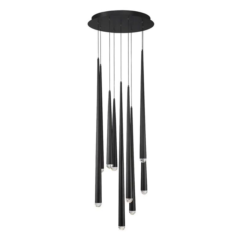 Cascade 9 - Light Dimmable LED Tiered Chandelier