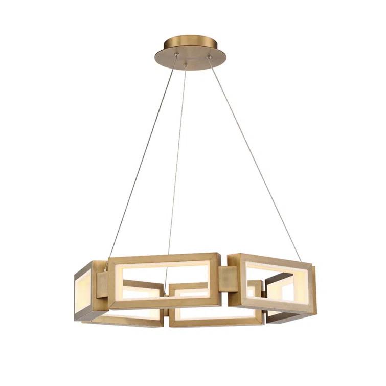 Mies 6 - Light Dimmable LED Geometric Chandelier
