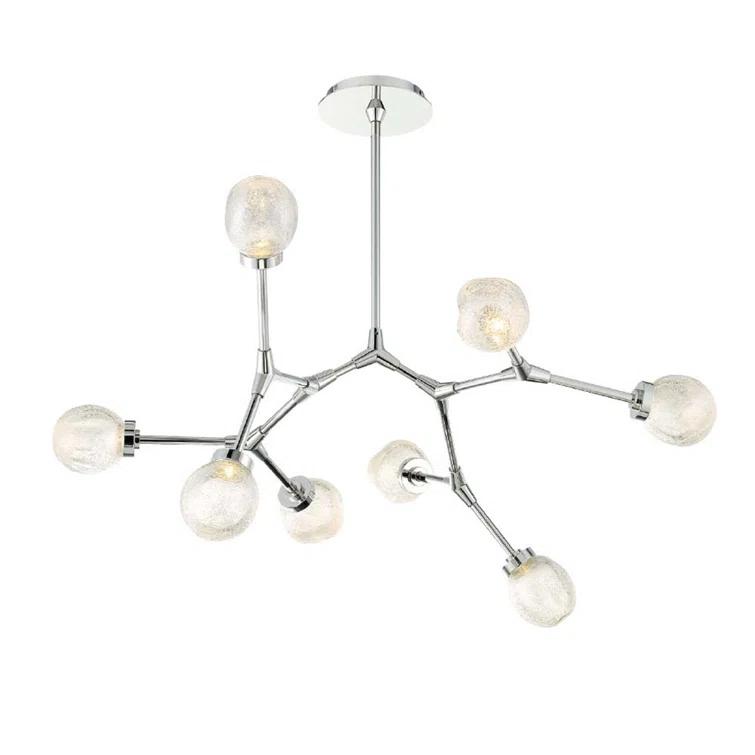 Modern Forms Catalyst 8 - Light Dimmable LED Sputnik Modern Linear Chandelier