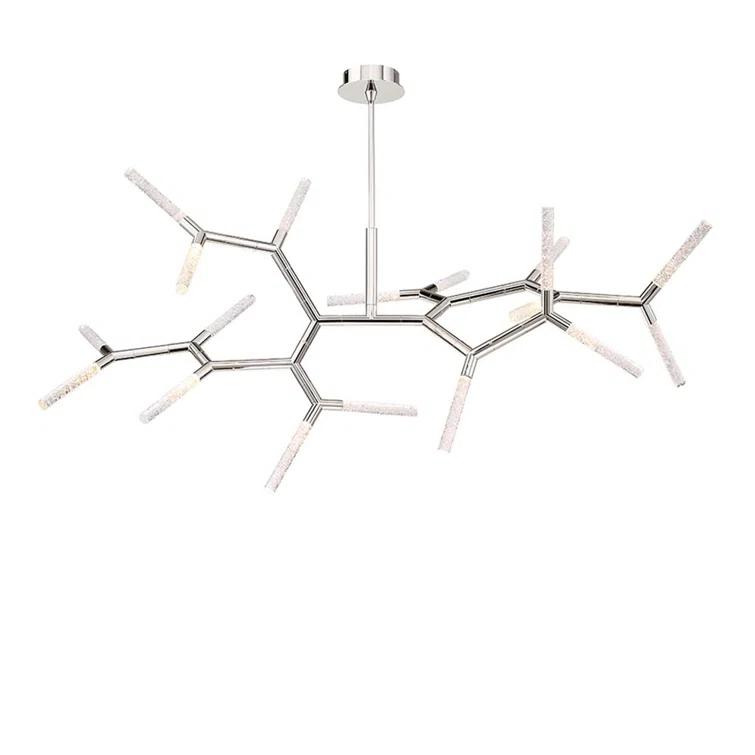 Modern Forms Kryptonite 18 - Light Dimmable LED Sputnik Modern Linear Chandelier
