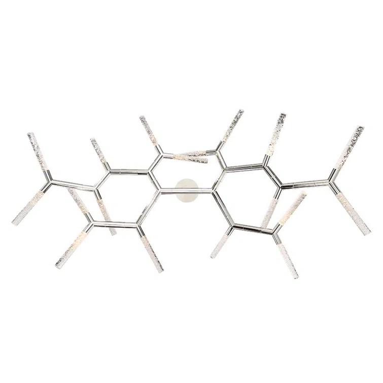Modern Forms Kryptonite 18 - Light Dimmable LED Sputnik Modern Linear Chandelier