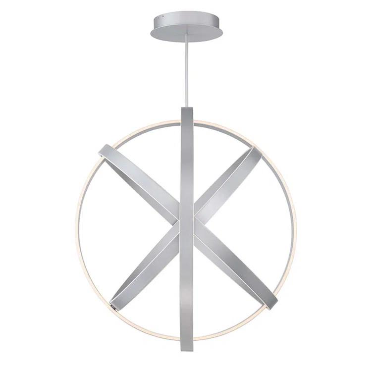 Kinetic 1 - Light Titanium LED Single Pendant
